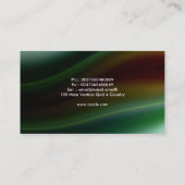 elegant visitekaartje (Achterkant)