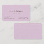 Elegant  visitekaartje (Voorkant / Achterkant)