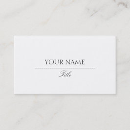 Elegant Visitekaartje