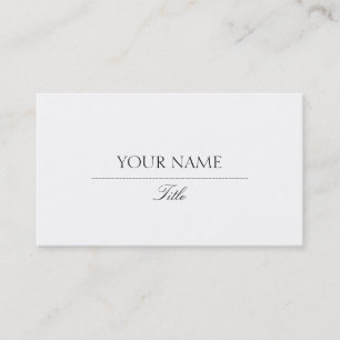 Elegant Visitekaartje