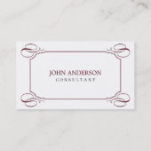 Elegant Visitekaartje (Achterkant)