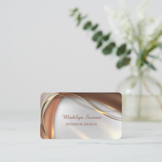 Elegant Visitekaartje (Staand voorkant)