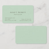 Elegant  visitekaartje (Voorkant / Achterkant)