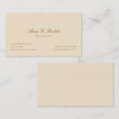 Elegant  visitekaartje (Voorkant / Achterkant)