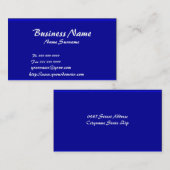 Elegant Visitekaartje 10 (Voorkant / Achterkant)