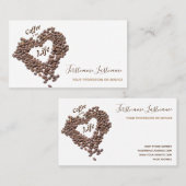 Elegant visitekaartje Barista en Coffee fellows (Voorkant / Achterkant)