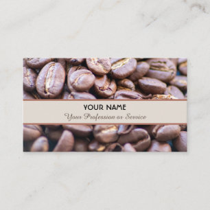 Elegant visitekaartje Barista en Coffee fellows