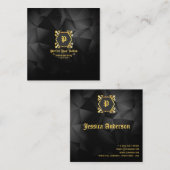 Elegant Visitekaartje Beauty Salon Luxury Gold (Voorkant / Achterkant)