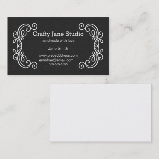 Elegant Visitekaartje Design Sjabloon (Voorkant / Achterkant)