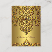 Elegant Visitekaartje Gold op Gold Overlay (Voorkant)