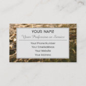 Elegant visitekaartje in helder vloeiend design (Achterkant)