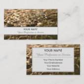 Elegant visitekaartje in helder vloeiend design (Voorkant / Achterkant)