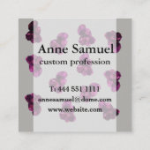 Elegant Visitekaartje kwarts (Achterkant)