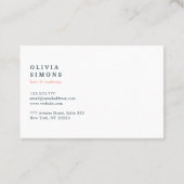 Elegant Visitekaartje met abstract patroon (Achterkant)