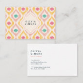 Elegant Visitekaartje met abstract patroon (Voorkant / Achterkant)