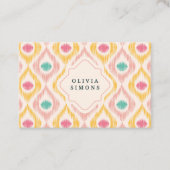 Elegant Visitekaartje met abstract patroon (Voorkant)