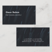 Elegant visitekaartje met geweldige leuke accenten (Voorkant / Achterkant)