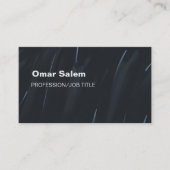 Elegant visitekaartje met geweldige leuke accenten (Voorkant)