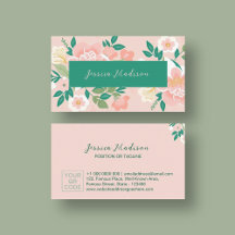 Elegant Visitekaartje met QR-code | DP7