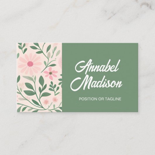 Elegant Visitekaartje met QR-code | DP7 (Voorkant)