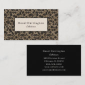 Elegant Visitekaartje Moderne Bloemen (Voorkant / Achterkant)