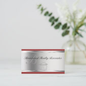 Elegant Visitekaartje onroerend goed (Staand voorkant)