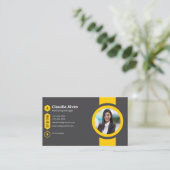 Elegant Visitekaartje op maat (Staand voorkant)