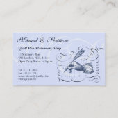 Elegant Visitekaartje Stationery Shop/Bookstore (Achterkant)