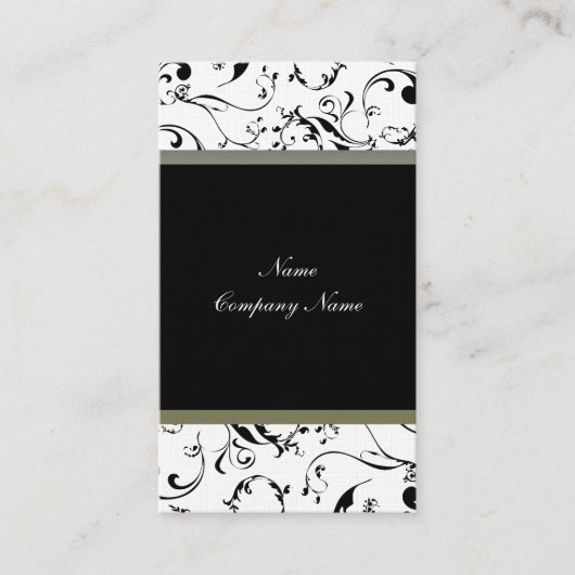 Elegant visitekaartje van wijnbouillons (Voorkant)