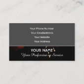 Elegant visitekaartje voor dienstverleningsdeskund (Achterkant)