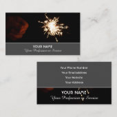 Elegant visitekaartje voor dienstverleningsdeskund (Voorkant / Achterkant)