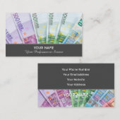 Elegant visitekaartje voor financiële deskundigen (Voorkant / Achterkant)