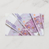 Elegant visitekaartje voor financiële deskundigen (Achterkant)