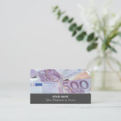 Elegant visitekaartje voor financiële deskundigen (Staand voorkant)