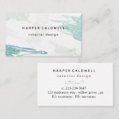 Elegant Visitekaartje voor modern interieurontwerp (Voorkant / Achterkant)