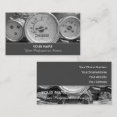 Elegant visitekaartje voor motorfietsdeskundigen (Voorkant / Achterkant)