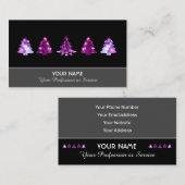 Elegant visitekaartje voor mousserende diensten (Voorkant / Achterkant)