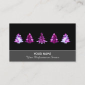 Elegant visitekaartje voor mousserende diensten (Voorkant)