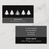 Elegant visitekaartje voor mousserende diensten (Voorkant / Achterkant)