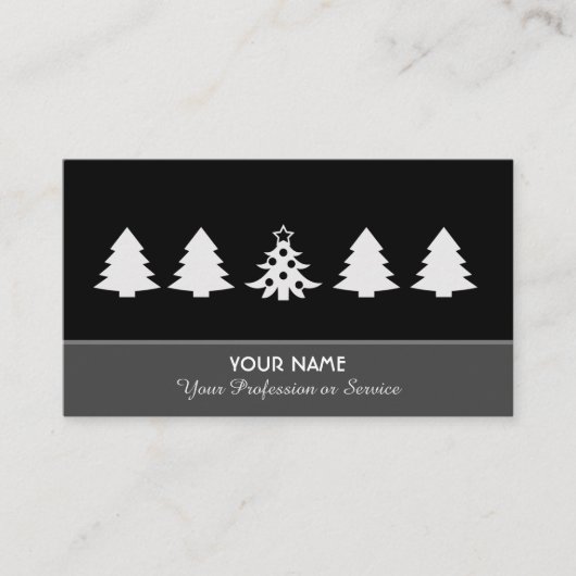 Elegant visitekaartje voor mousserende diensten (Voorkant)