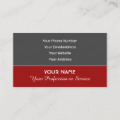 Elegant visitekaartje voor mousserende diensten (Achterkant)