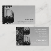 Elegant visitekaartje voor roltrappen (Voorkant / Achterkant)