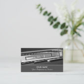 Elegant visitekaartje voor roltrappen (Staand voorkant)