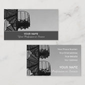 Elegant visitekaartje voor roltrappen (Voorkant / Achterkant)