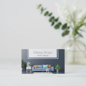 elegant visitekaartje voor staging thuis (Staand voorkant)