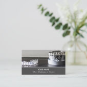 Elegant visitekaartje voor tandheelkundige experts (Staand voorkant)