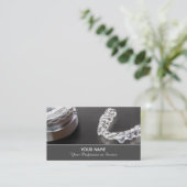 Elegant visitekaartje voor tandheelkundige experts (Staand voorkant)