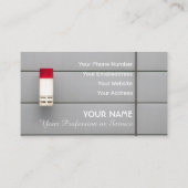 Elegant visitekaartje voor veiligheidsdeskundigen (Achterkant)