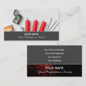 Elegant visitekaartje voor vuurwerk (Voorkant / Achterkant)