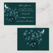 Elegant Visitekaartje voor wervelkolom - met maan (Voorkant / Achterkant)